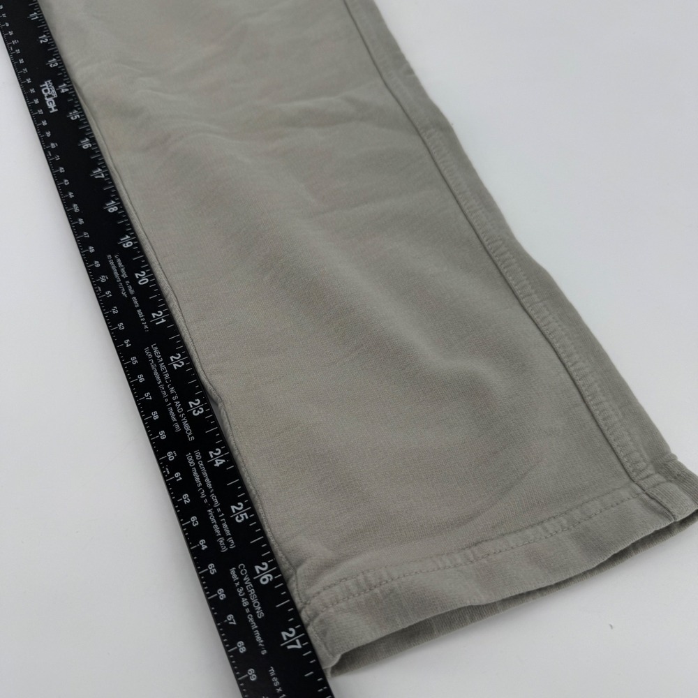 Buck Mason Mens Small Sweatpants Tan Gray Small Elastic Drawstring Cotton - Picture 8 of 9